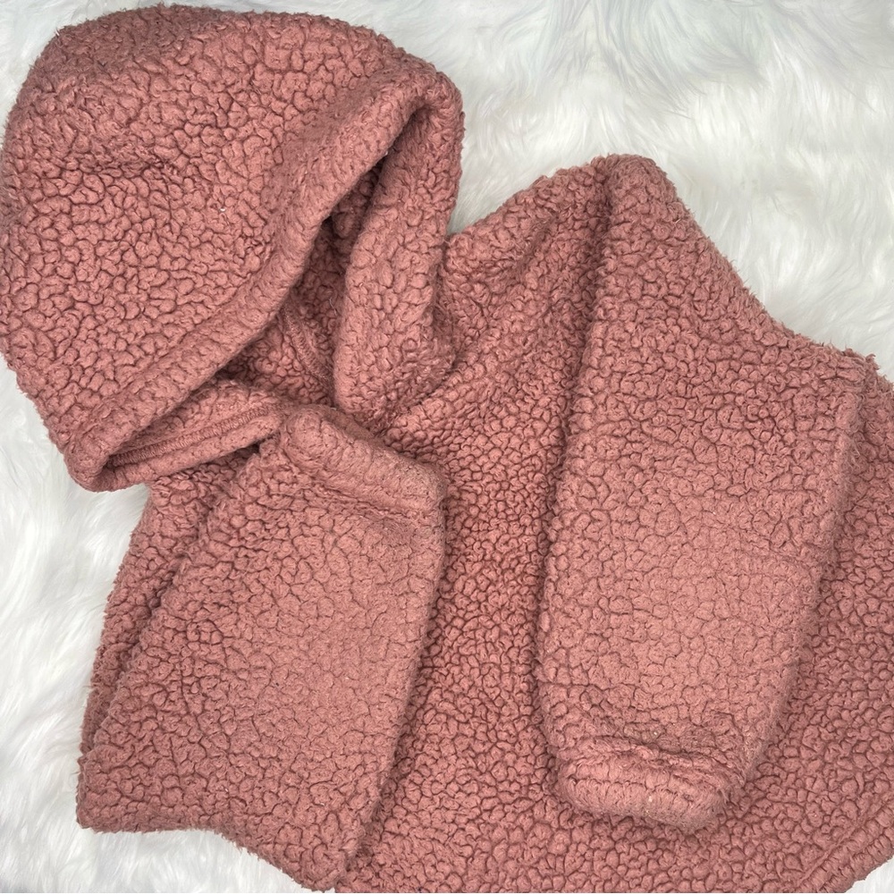 Toddler Girls Sherpa Hoodie - 4T